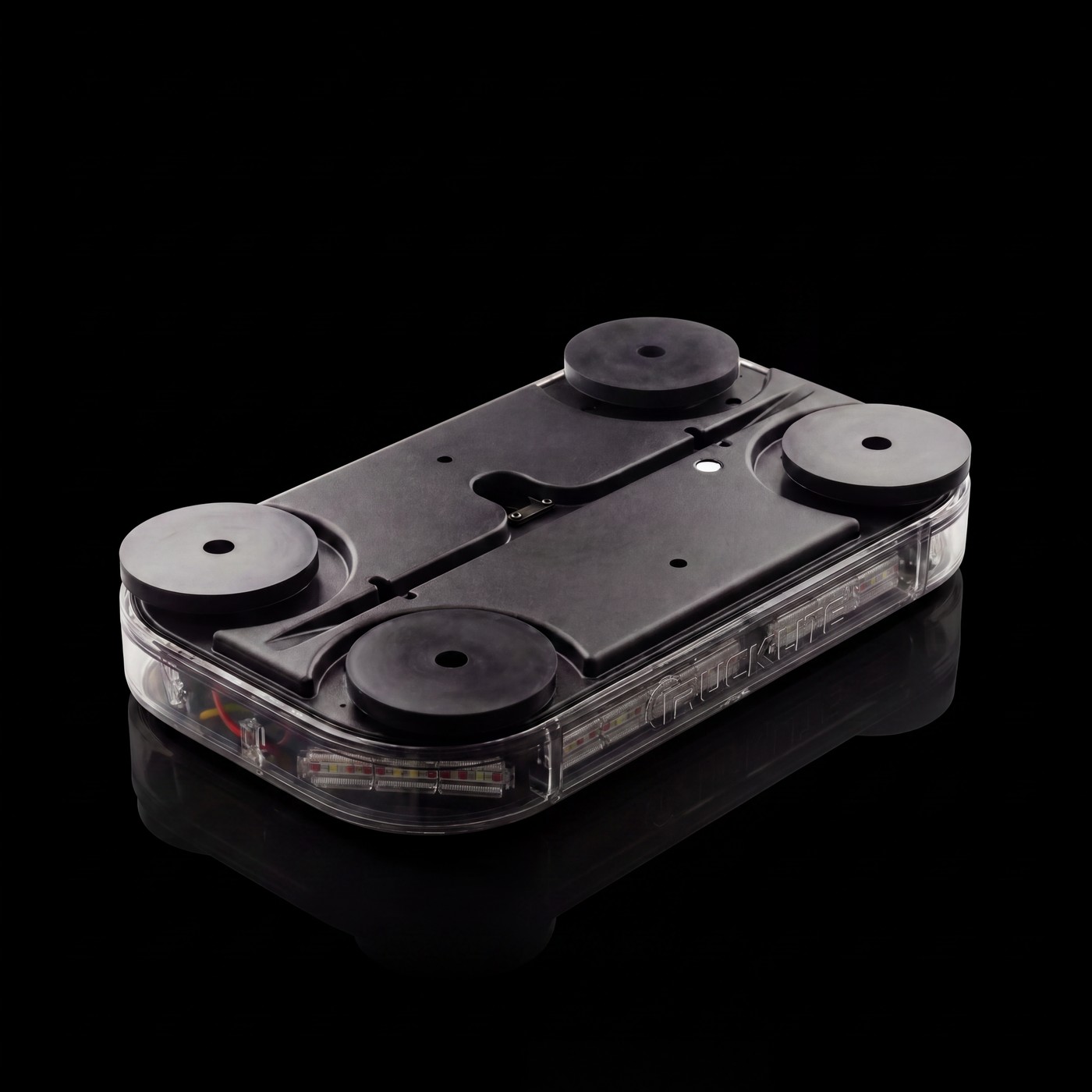 Feniex Mini Lightbar Mount on the black stage