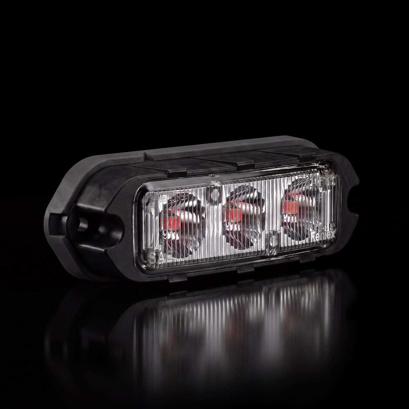 Feniex Fusion T3 on the black stage