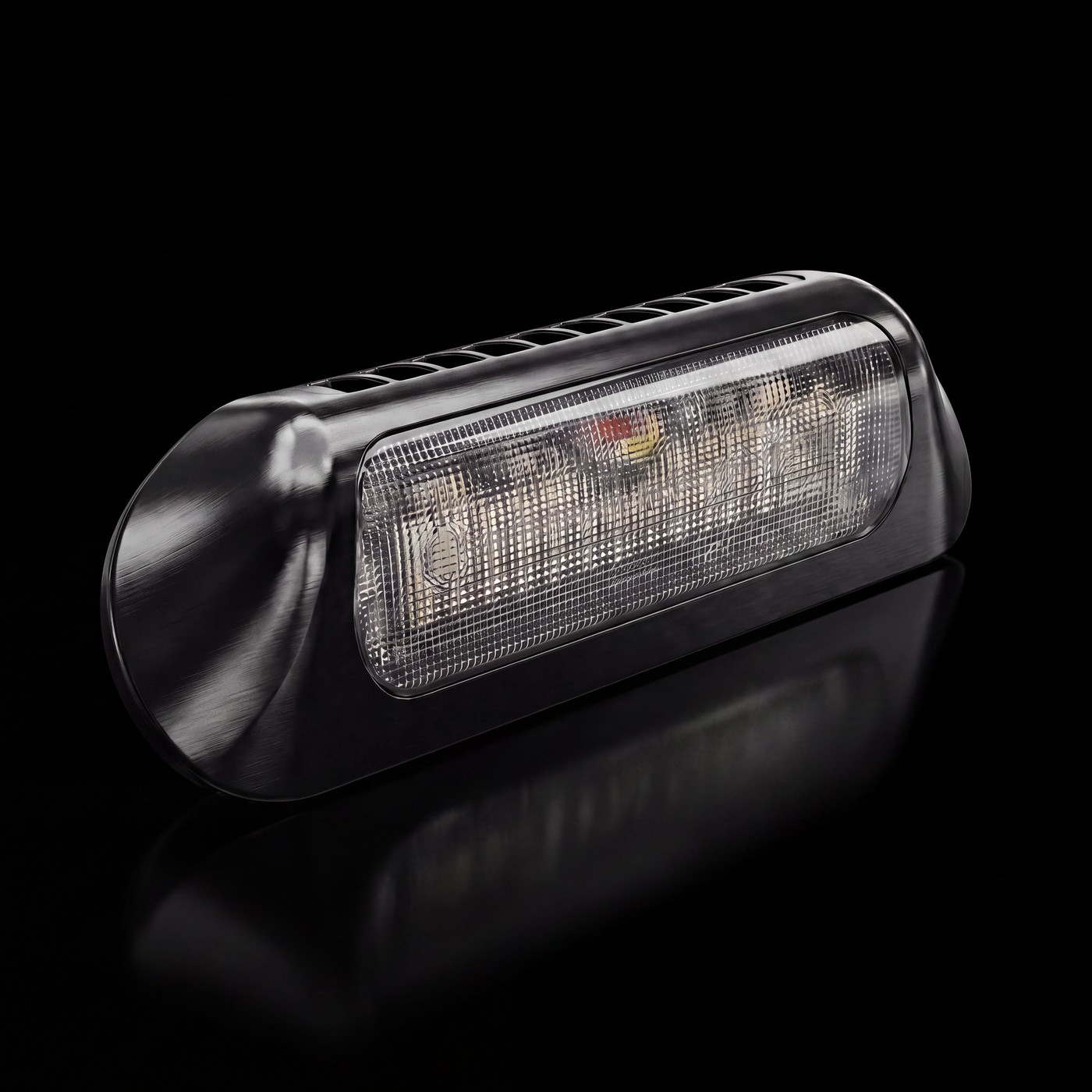 Feniex Perimeter Flood Light on the black stage